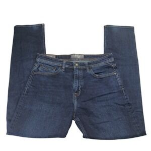 Revtown Sharp Decade Denim Mens Jeans Dark Wash Blue Slim Fit 33x32